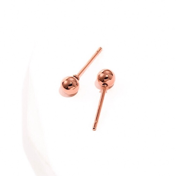 🔵𝟲𝟱%𝗢𝗙𝗙 𝗯𝘂𝗻𝗱𝗹𝗲𝘀 𝟯+🔵 NEW 3 mm Ball Stainless Steel Stud Earrings - Picture 7 of 14
